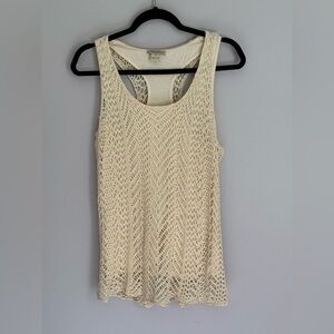 Crochet Tank Lucky Brand Size M